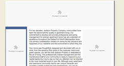Desktop Screenshot of jacksonproperty.com